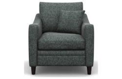 Heart of House Newbury Tweed Fabric Chair - Grey